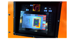 HMI Display for Industrial Machine Control, Monitoring and Automation Interface